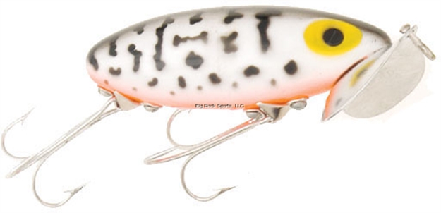 Picture of Arbogast Jointed Jitterbug Topwater Lure, 3 1/2", 5/8 Oz, Coach Dog/Orange Belly, Floating