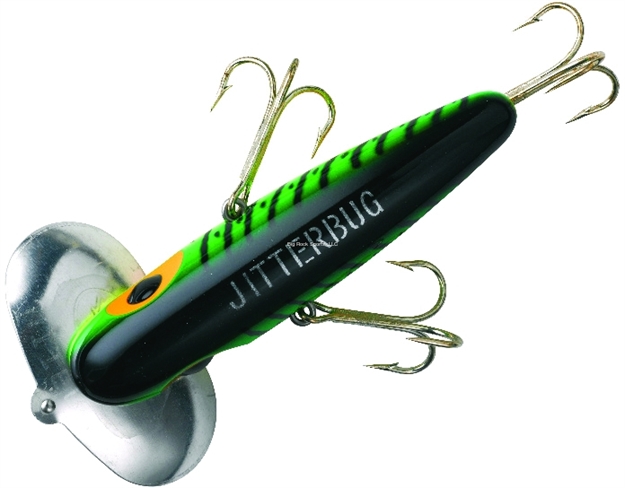 Picture of Arbogast XL Jitterbug, 4 1/2 1 1/4 Oz, Fire Tiger