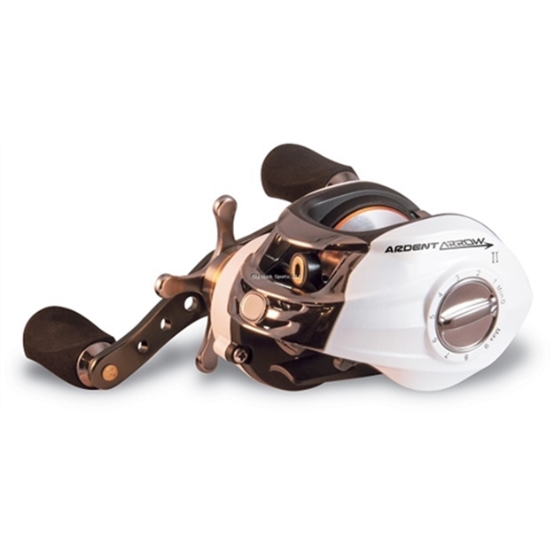 Picture of Ardent Arrow Low Profile Baitcast Reel, White, 6.3:1, Rh, 9+1 Ball Bearing