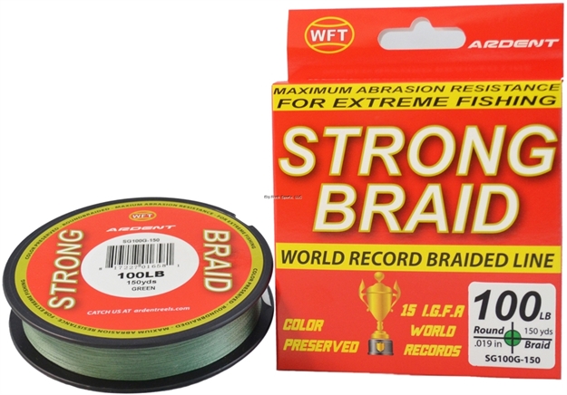 Picture of Ardent Strong Braid Green 100# 150 Yds