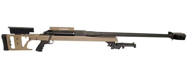 Picture of Armalite Armalite Ar50 Match, .50 Bmg, 33" Fluted Barrel, Trigger Tech, Gg&Amp;G Bipod, Hard Case, Black/Fde, Single Shot 50A1BGG MATCH33 815718022950