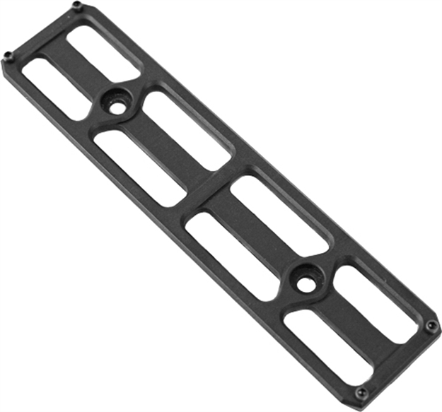 Picture of  Armaspec Arm621-6 Arca Rail 6 Slot M-Lok  Black Aluminum Compatible W/ Ar-15/10 Mlok Rails