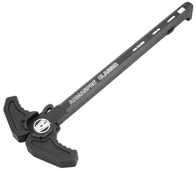Picture of  Armaspec Arm165-Blk Classic Charging Handle Black Aluminum Ambidextrous Hand