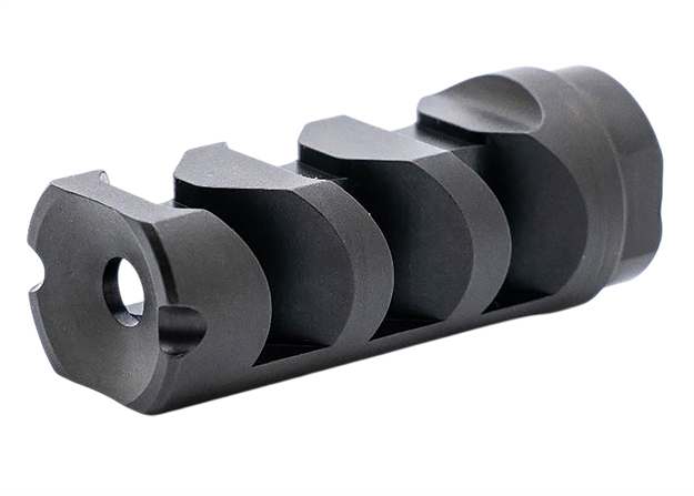 Picture of Armaspec Arm191-Blk Muzzle Brake Fireball Black Nitride 1/2"X28 Threads 223/5.56 ARM191BLK