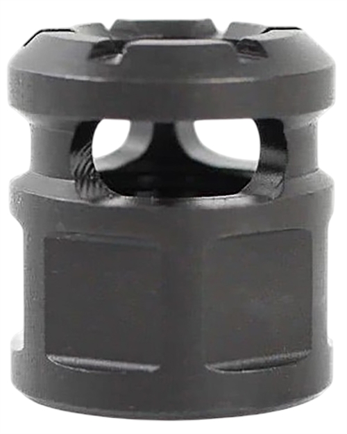 Picture of  Armaspec Arm4511-Blk Micro Compensator Rook Black Qpq Nitride Stainless Steel 1/2"X28 Threads Multi Caliber