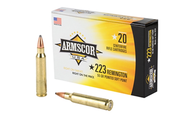 Picture of Armscor Ac2232n Usa  223Rem 55Gr Pointed Soft Point 20 Per Box/50 Case AC223-2N 812285021898