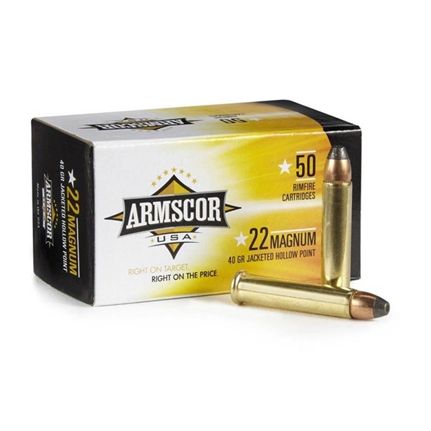Picture of Armscor .22Mag 40Gr. Jhp, 50/Bx
