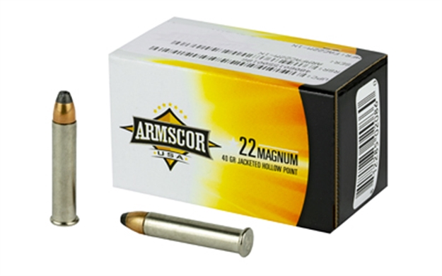 Picture of Armscor 22Wmr 40Gr Jhp 50/2000 50018-ARM