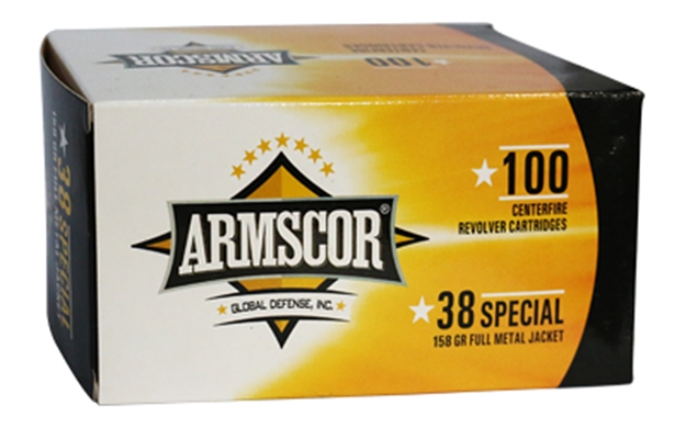 Picture of Armscor 38Spl 158Gr Fmj 100/1200 50449 -