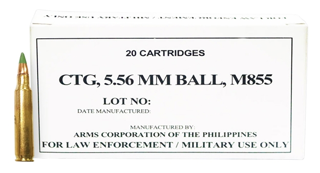 Picture of Arms 50173 5.56Mm*45 62Gr M855/Ss109 20/50