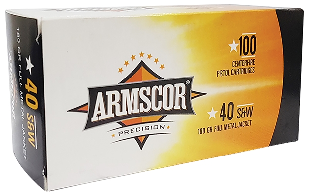 Picture of  Armscor 50316 Precision Value Pack 40S&W 180Gr Full Metal Jacket 100 Per Box/12 Case 4806015503184