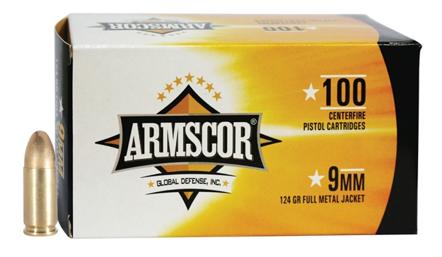 Picture of  Armscor 50445 Precision Value Pack 9Mmluger 124Gr Full Metal Jacket 100 Per Box/12 Case 4806015504457