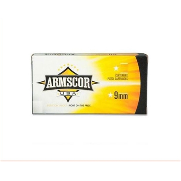 Picture of Armscor Fac95 Usa  9Mmluger 147Gr Full Metal Jacket 50 Per Box/20 Case FAC9-8 812285022765