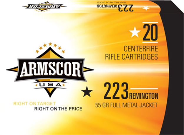 Picture of Armscor 223 Rem 55Gr Fmj 20Rd 50Bx/Cs FAC223-1N