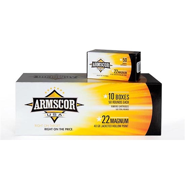 Picture of Armscor/Rock Island Ammo 22Mag 40Gr Jhp 250Rd/Box (500)