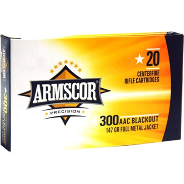 Picture of Armscor Fac300aac1n Usa  300Blackout 147Gr Full Metal Jacket 20 Per Box/10 Case 812285021089