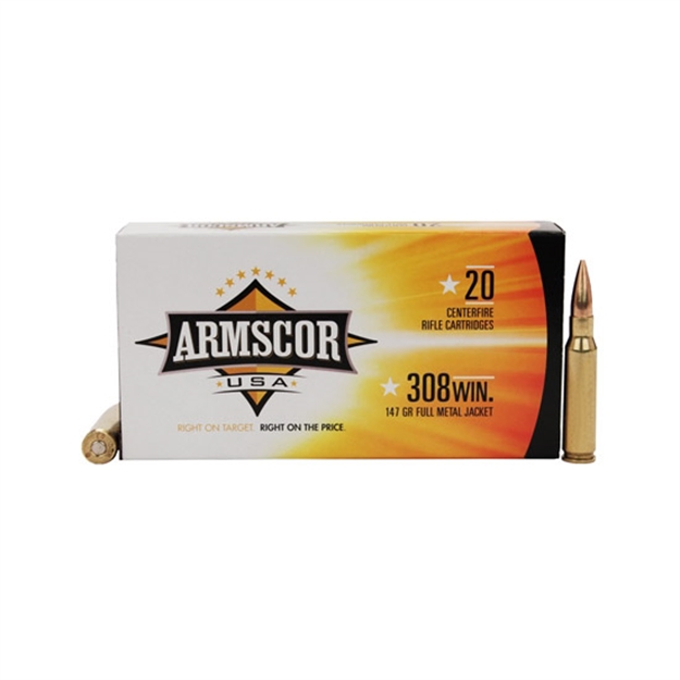 Picture of Armscor Ammo 308Win Fmj 147Gr 20/Box (20)