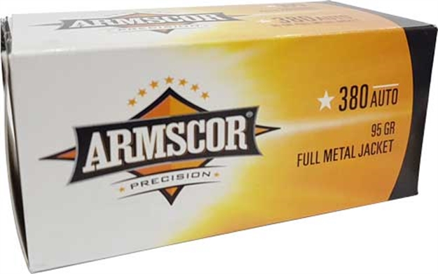 Picture of Armscor 380 Acp 95Gr Fmj 100Rd 12Bx/Cs