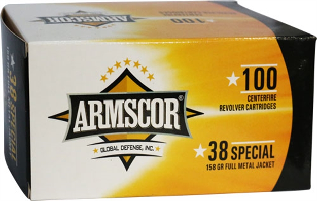 Picture of Armscor 38 Special 158Gr Fmj 100Rd 12Bx/Cs 50449