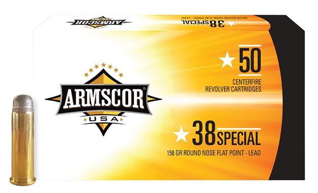 Picture of Armscor Fac385n Usa  38Special 158Gr Lead Round Nose Flat Point 50 Per Box/20 Case FAC38-5N