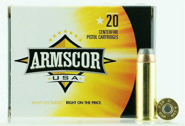 Picture of  Armscor Fac44m2n Usa  44Rem Mag 240Gr Jacketed Hollow Point 20 Per Box/25 Case