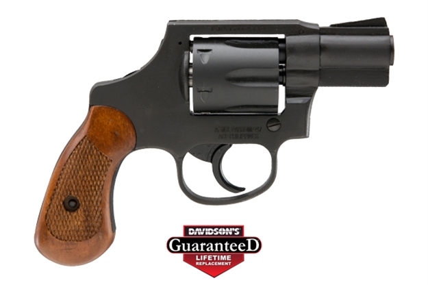 Picture of  Rock Island 51280 M206  Small Frame 38 Special 6Rd 2" Black Parkerized Steel Barrel, Cylinder & Frame, Checkered Wood Grip, Transfer Bar Safety, Concealed Hammer