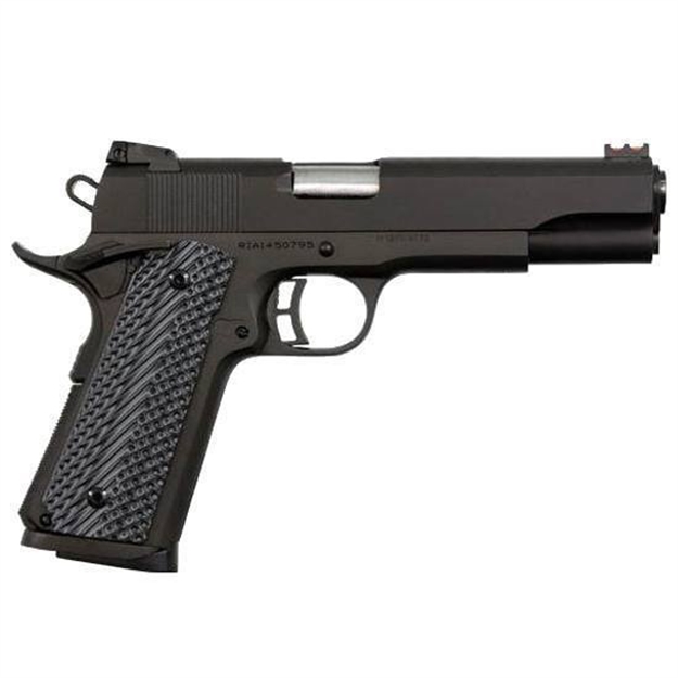 Picture of  Rock Island 51719 Rock Ultra FS 40 S&W Caliber With 5" Barrel, 8+1 Capacity, Overall Black Parkerized Finish Steel, Beavertail Frame, Serrated Slide & Black/Gray G10 Grip 806015517191