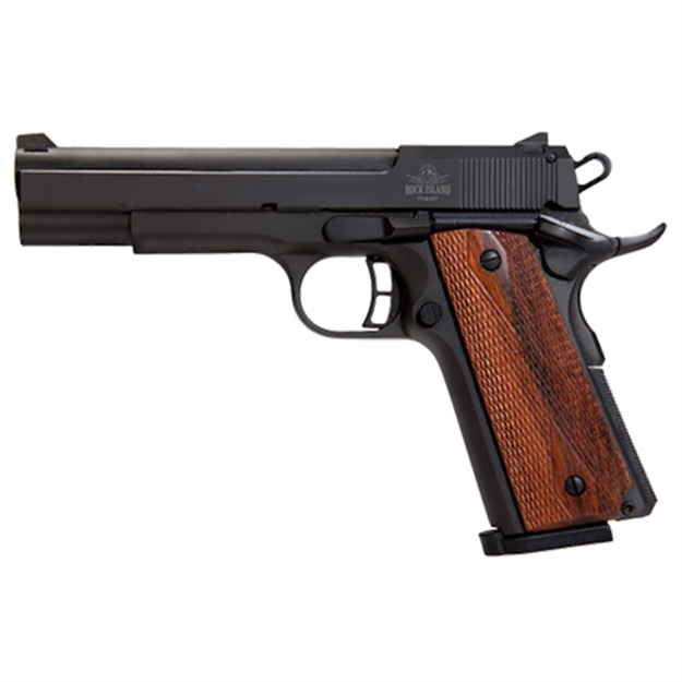 Picture of Armscor/Rock Island XT 22 Standard Combo Semi Auto Pistol 22 Lr, 5 In, Wood Grp, 10+1/8+1 Rnd, Parkerized Frame 51937