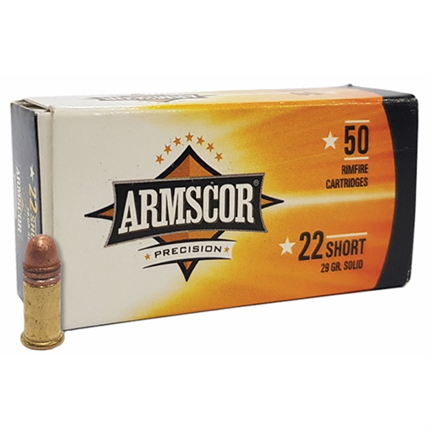 Picture of Armscor/Rock Island Ammo 22Short 29Gr Copper Plate 50/100 50415