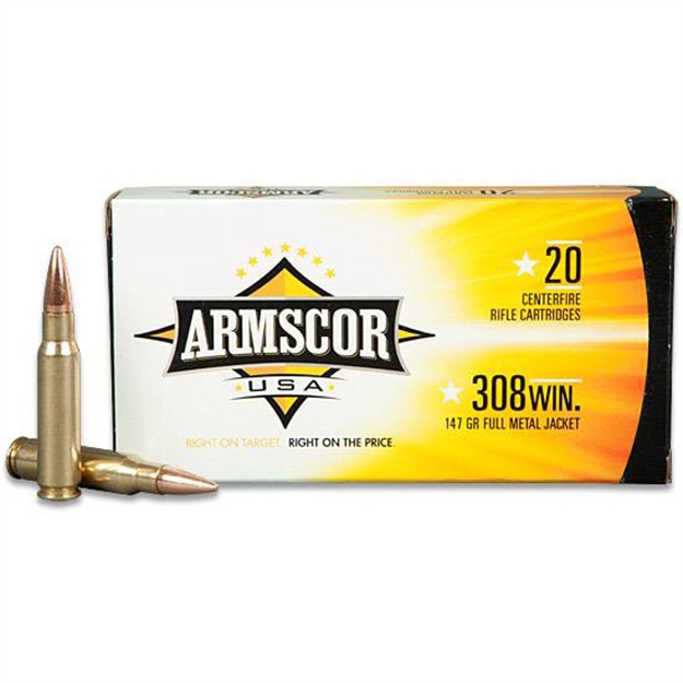 Picture of  Armscor Ac3082n Usa  308Win 168Gr Hollow Point Boat Tail 20 Per Box/10 Case