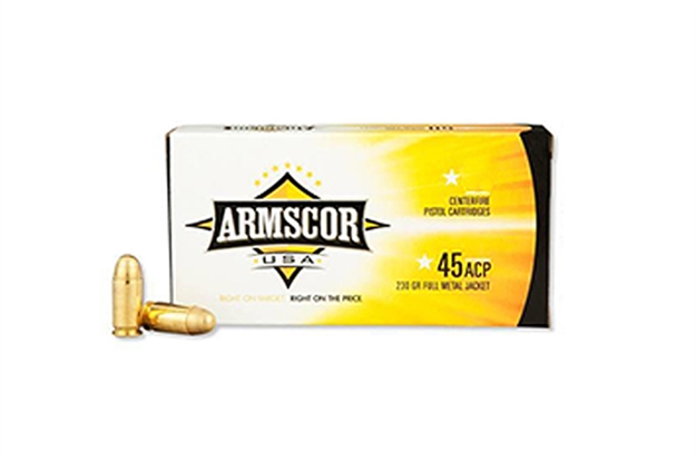 Picture of Armscor 50443 Precision Value Pack 45Acp 230Gr Full Metal Jacket 100 Per Box/12 Case 50443-ARM