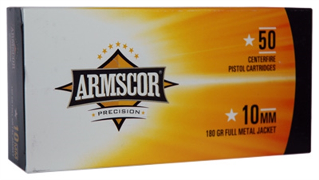 Picture of Armscor/Rock Island Ammo 10Mm 180Gr. Fmj 50-Pack