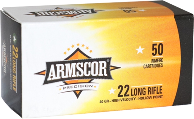 Picture of Armscor/Rock Island Ammo .22Lr High-Vel 40Gr. Copper Plated-Hp 50-Pk