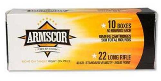 Picture of Armscor/Rock Island Ammo 22Lr Svsp 40Gr 500/10 50012PH 480615500124