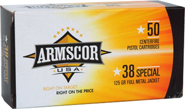 Picture of Armscor/Rock Island Ammo .38 Special 125Gr. Fmj 50-Pack Made IN Usa