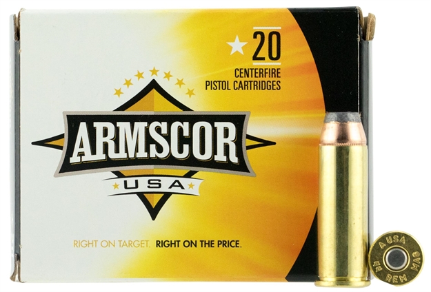 Picture of  Armscor Fac44m2n Usa  44Rem Mag 240Gr Jacketed Hollow Point 20 Per Box/25 Case