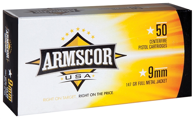 Picture of Rock Island - Armscor Armscor 9Mm 147Gr Fmj 50Rd FAC98 812285022567