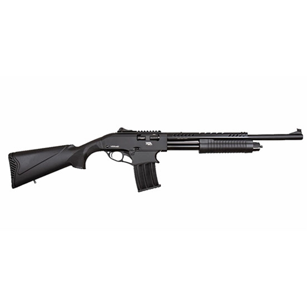 Picture of Armscor/Rock Island Pump Shotgun, 12 Ga, 3", 20" Bbl, Black, Polymer Stock, Heat Shield, Fiber Optic Sight, 5+1 Rnd VRPA40 812285025605
