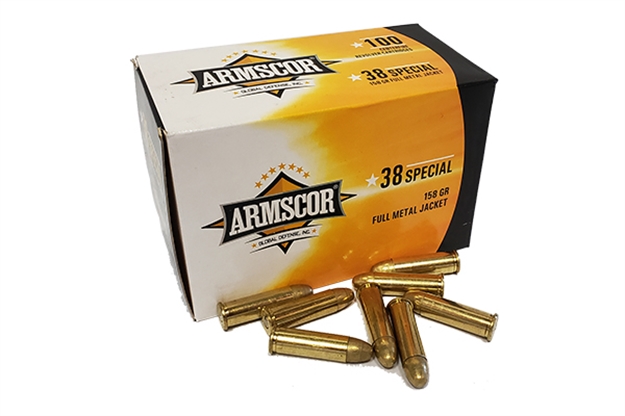 Picture of  Armscor 50449 Precision Value Pack 38Special 158Gr Full Metal Jacket 100 Per Box/12 Case 4806015504498