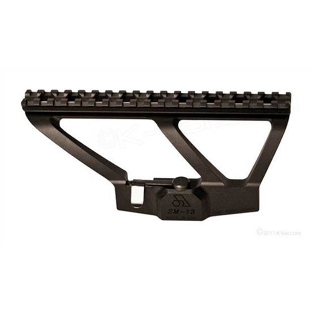 Picture of Arsenal Sm13 Picatinny Scope Mount  Black Anodized Aluminum, Fits Ak-47 Picatinny Rail Mount SM-13