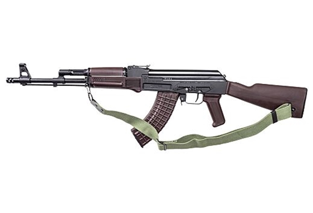 Picture of Arsenal Sam567pm Sam5  5.56X45mm Nato 30+1 16.30" Matte Black Steel Threaded Barrel, Matte Black Scope Rail Steel Receiver, Polymer Handguard, Fixed Plum Synthetic Stock & Polymer Grip SAM5-67PM
