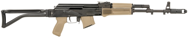 Picture of Arsenal Sam7sf-84Efdem Sam7sf 84E 7.62X39mm 16.33" 10+1, Black Rec, Folding Stock, Fde Polymer Grip/Handguard, Muzzle Brake, Ambi Safety, Adj. Sights, Enhanced Fcg SAM7SF84EFDEM