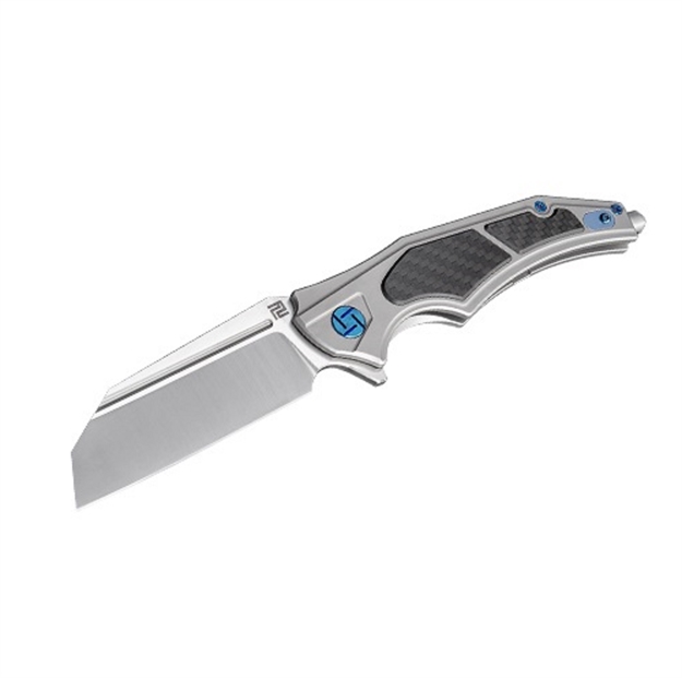 Picture of Artisan Apache Nomad Folder 3.82In M390 Blade Gray Titanium 1813G-GYM