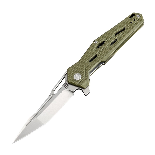 Picture of Artisan Bombardier Folder 3.54 IN D2 Blade Green G-10