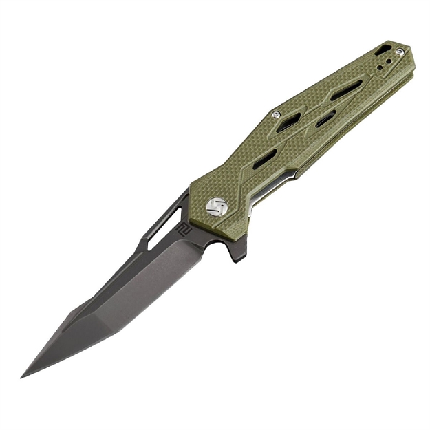 Picture of Artisan Bombardier Folder 3.54 IN D2 Blk Blade Green G-10 1812P-BGN 193125002506