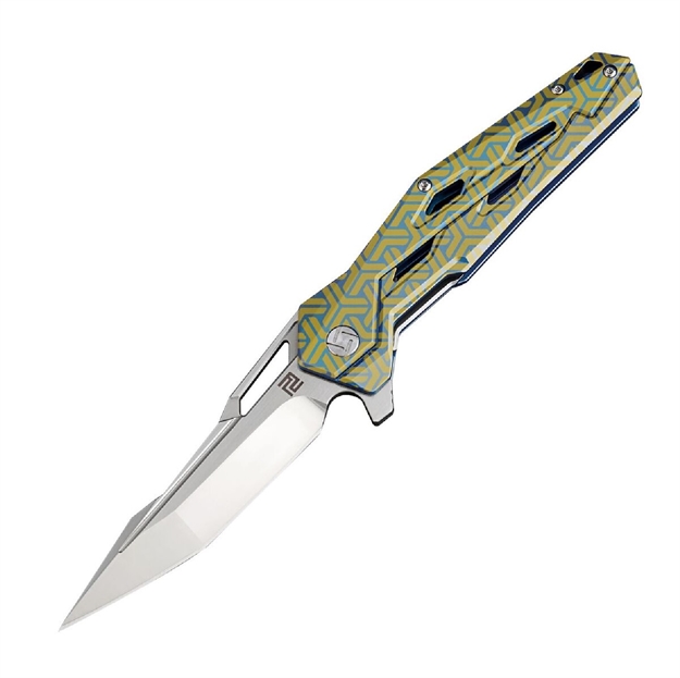Picture of Artisan Bombardier Folder 3.54In Fancy Green Titanium S35vn