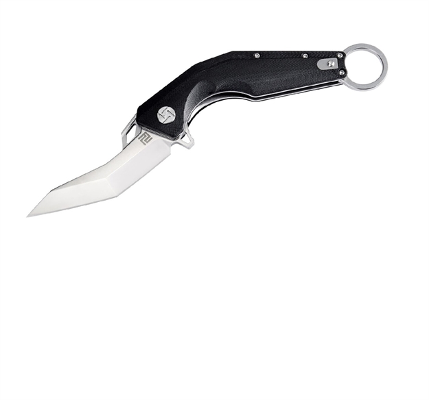Picture of Artisan Cobra Folder 3.15 IN D2 Black Curved G-10 Handle