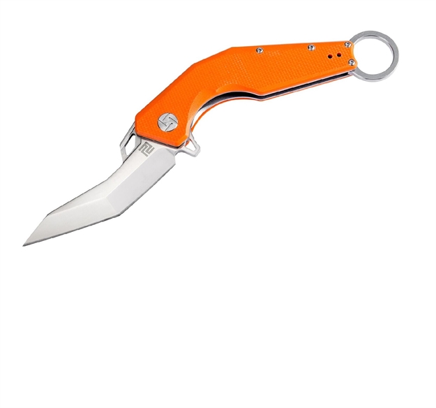Picture of Artisan Cobra Folder 3.15 IN D2 Orange G-10 Handle