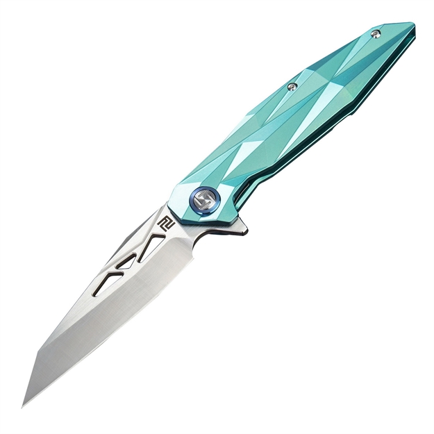Picture of Artisan Cygnus Folder 3.54 IN Blade Green Titanium Handle 1827G-GN 193125004951