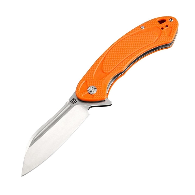 Picture of Artisan Eterno Folder 3.54 IN D2 Blade Orange Curved G-10